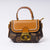 "Camillé Chestnut Mocha luxury brown vegan leather handbag | LUMINA"
