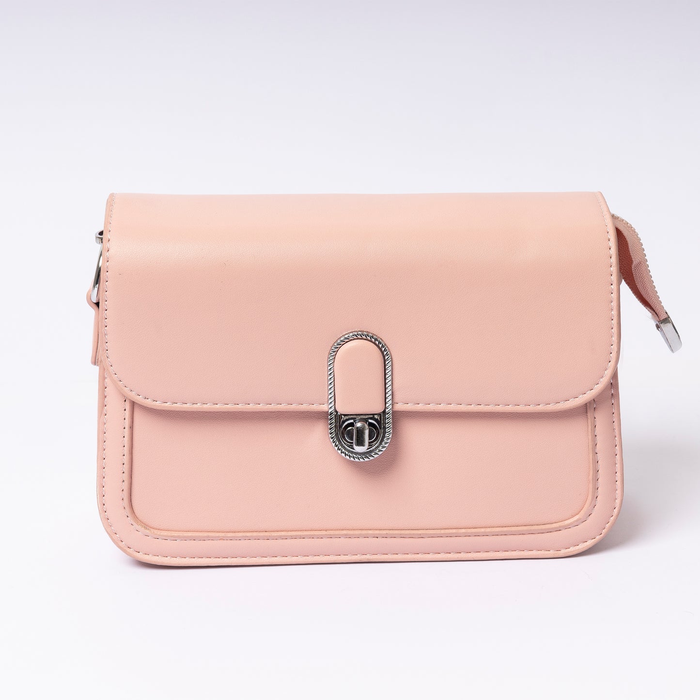 "Amélie Petal Blush luxury pink vegan leather handbag | LUMINA"
