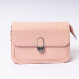 "Amélie Petal Blush luxury pink vegan leather handbag | LUMINA"
