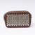 "Auróra Crystal Mocha Glint luxury brown crystal embellished clutch | LUMINA"

