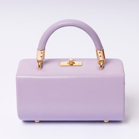 "Elùra Lilac Mist luxury purple vegan leather handbag | LUMINA"
