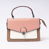  "Sièna Rose Tan luxury rose beige vegan leather handbag | LUMINA"
