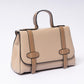 "Arletté Latte Beige adjustable strap and hardware detail"

