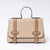 "Arletté Latte Beige luxury beige vegan leather handbag | LUMINA"
