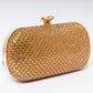 Lióra Gleam crystal clutch detail close-up gold frame LUMINA formal handbag

