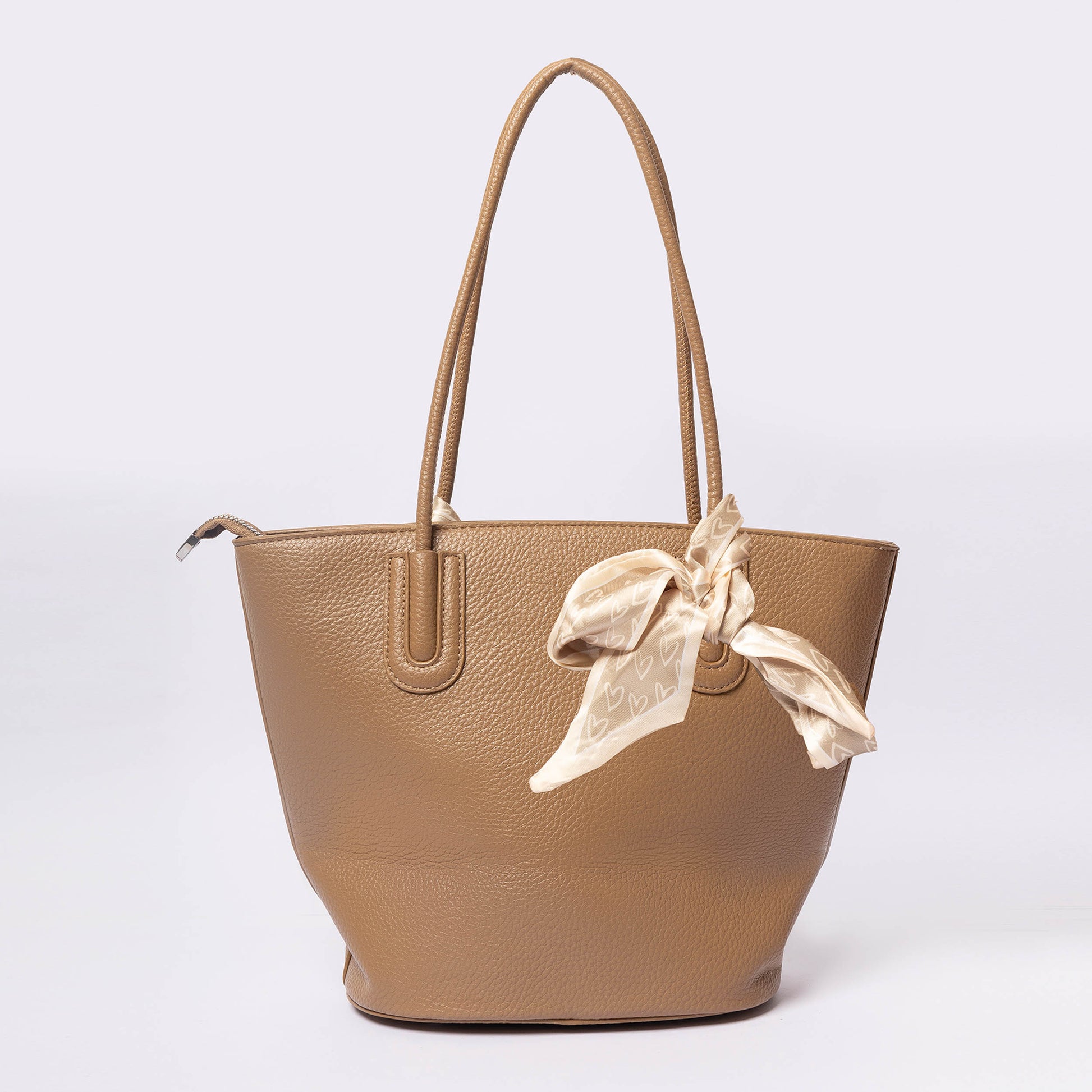 "Seréne Luxe Olive Grace luxury olive green vegan leather handbag | LUMINA"
